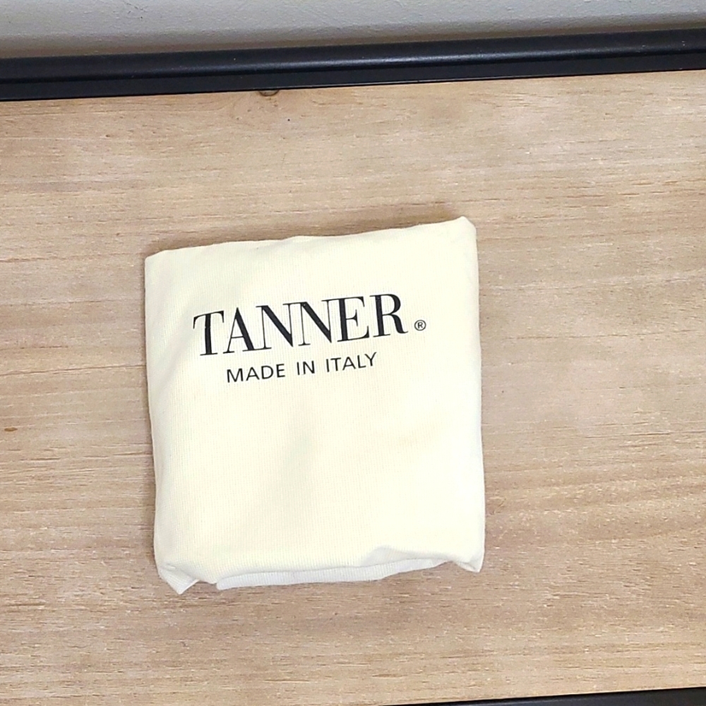 Tanner made in Italy dust bag for purses with draw string